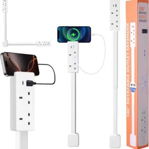 180° Rotatable Power Extension Socket, 1500W