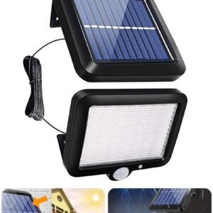 مصباح شمسي LED بمستشعر حركة