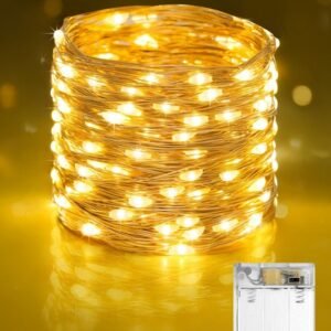 10m 100-LED Battery-Powered String Lights