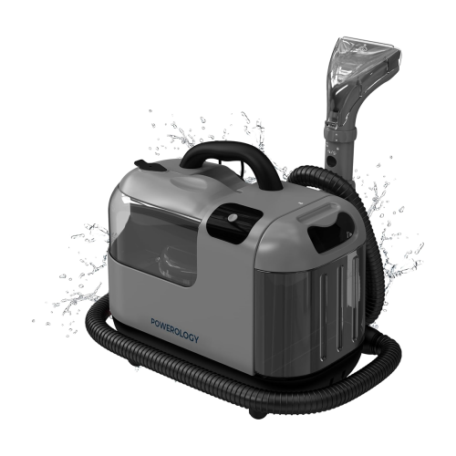 باورلوجي مكنسة التنظيف بالبخار والماء الساخن 1200 W للسجاد والأثاث والأسطح باورلوجي مكنسة التنظيف بالبخار والماء الساخن 1200 W للسجاد والأثاث والأسطح